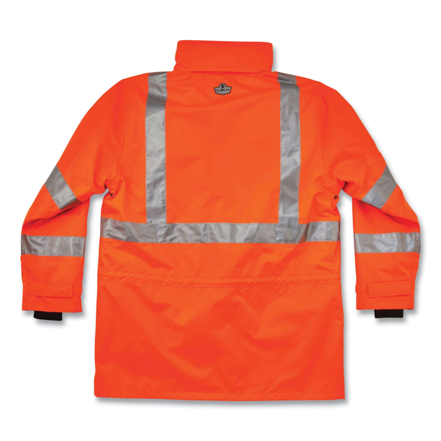 ergodyne GloWear 8385 Class 3 Hi-Vis 4-in-1 Jacket, 3X-Large, Orange (24377)