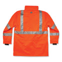 ergodyne GloWear 8385 Class 3 Hi-Vis 4-in-1 Jacket, 4X-Large, Orange (24378)