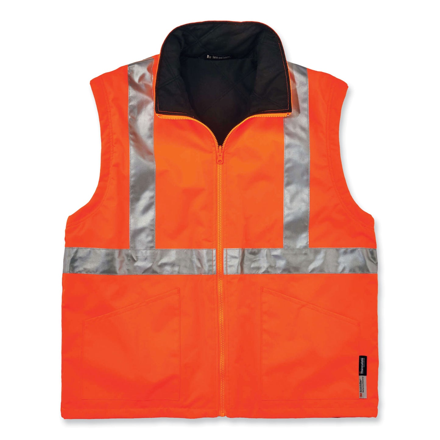 ergodyne GloWear 8385 Class 3 Hi-Vis 4-in-1 Jacket, 5X-Large, Orange (24379)