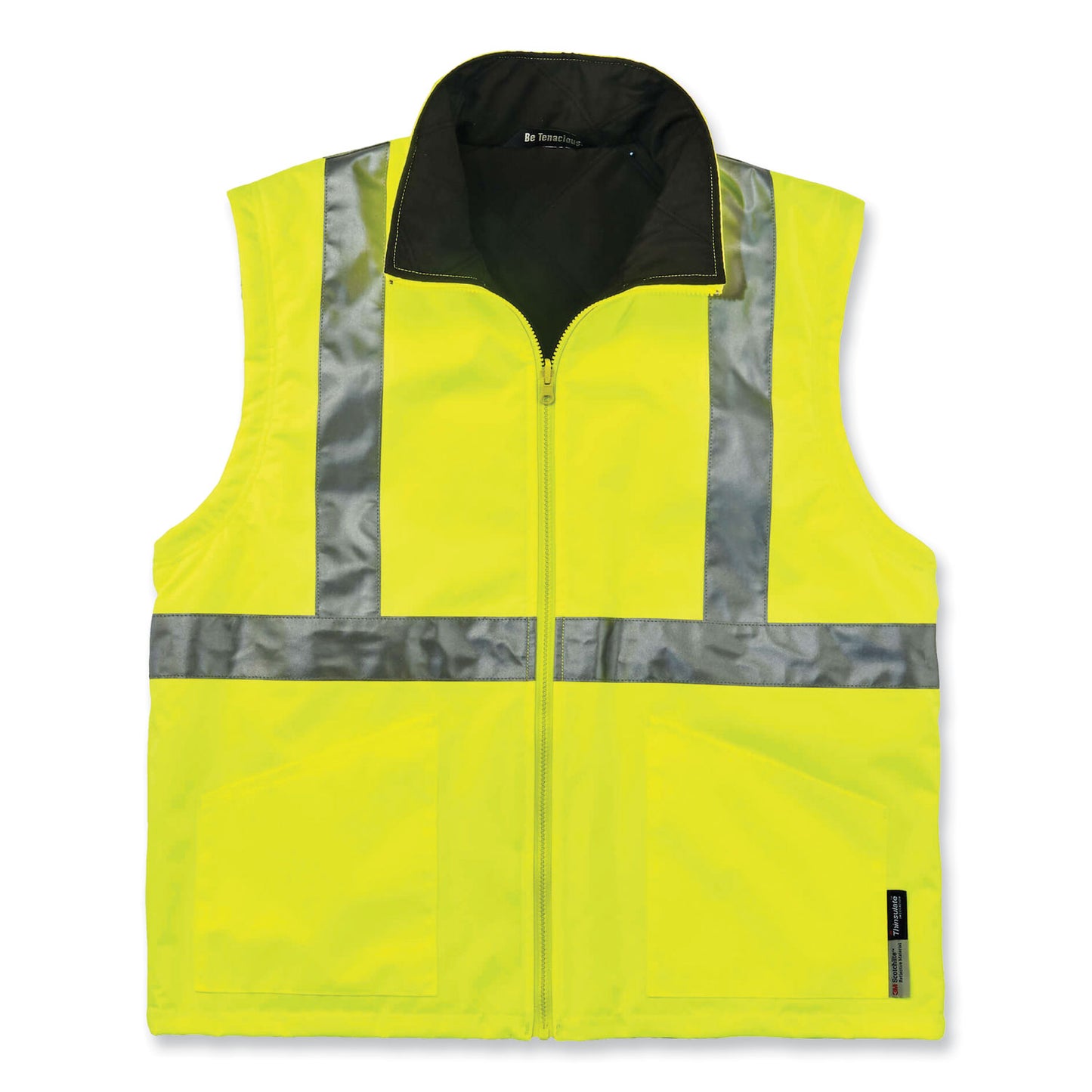 ergodyne GloWear 8385 Class 3 Hi-Vis 4-in-1 Jacket, Small, Lime (24382)