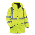 ergodyne GloWear 8385 Class 3 Hi-Vis 4-in-1 Jacket, Small, Lime (24382)