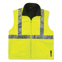 ergodyne GloWear 8385 Class 3 Hi-Vis 4-in-1 Jacket, Large, Lime (24384)