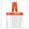 ergodyne GloWear 8915 Class E Hi-Vis Rain Pants, Medium, Orange (24413)