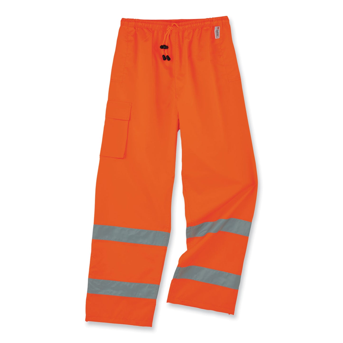 ergodyne GloWear 8915 Class E Hi-Vis Rain Pants, Medium, Orange (24413)