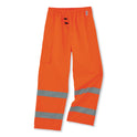 ergodyne GloWear 8915 Class E Hi-Vis Rain Pants, X-Large, Orange (24415)