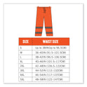 ergodyne GloWear 8915 Class E Hi-Vis Rain Pants, 4X-Large, Orange (24418)