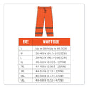 ergodyne GloWear 8915 Class E Hi-Vis Rain Pants, 5X-Large, Orange (24419)