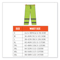 ergodyne GloWear 8915 Class E Hi-Vis Rain Pants, Medium, Lime (24423)