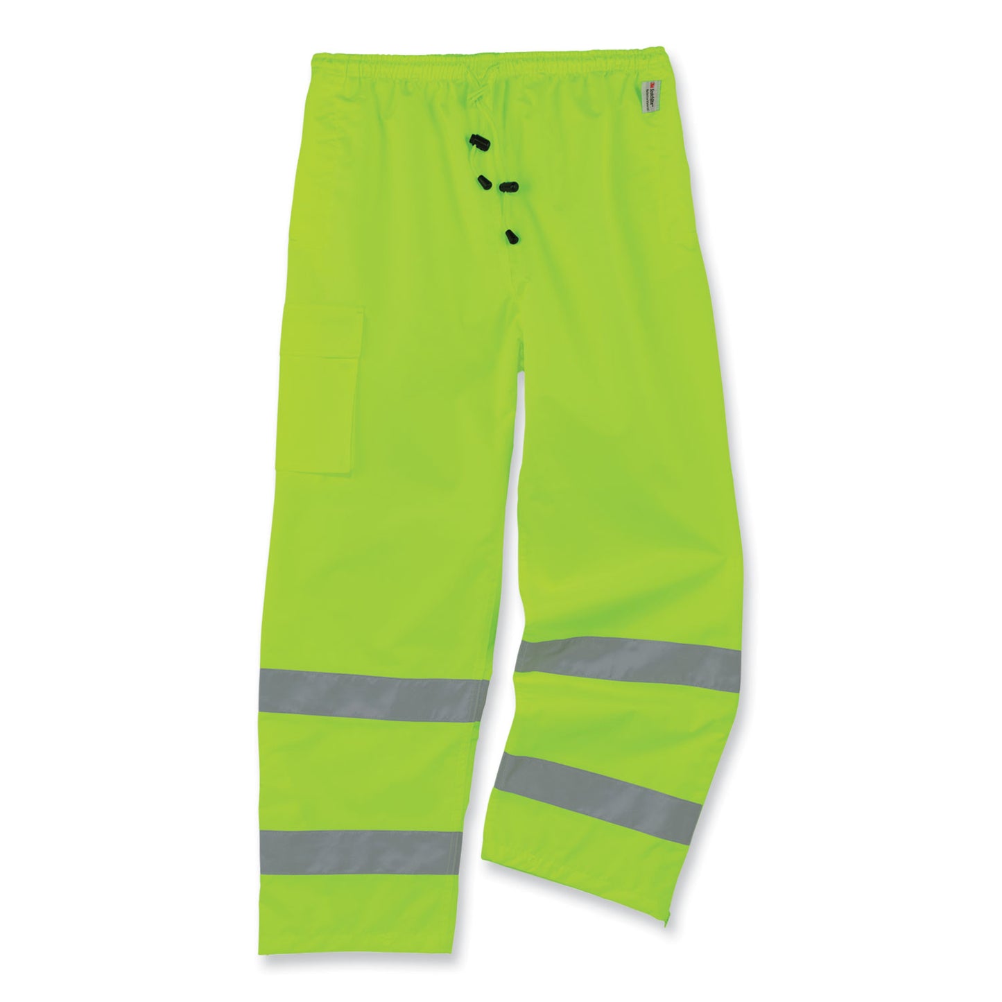 ergodyne GloWear 8915 Class E Hi-Vis Rain Pants, 5X-Large, Lime (24429)