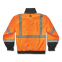 ergodyne GloWear 8379 Class 3 Hi-Vis Fleece Lined Bomber Jacket, Orange, Large (24464)