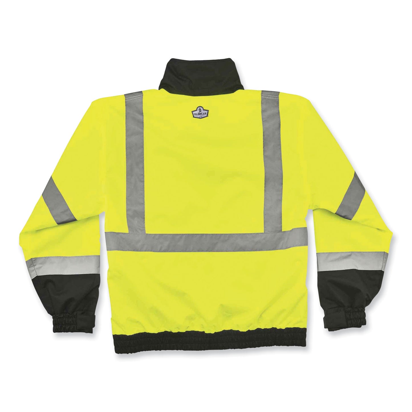 ergodyne GloWear 8379 Class 3 Hi-Vis Fleece Lined Bomber Jacket, Lime, Small (24472)