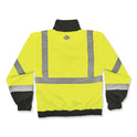 ergodyne GloWear 8379 Class 3 Hi-Vis Fleece Lined Bomber Jacket, Lime, Large (24474)