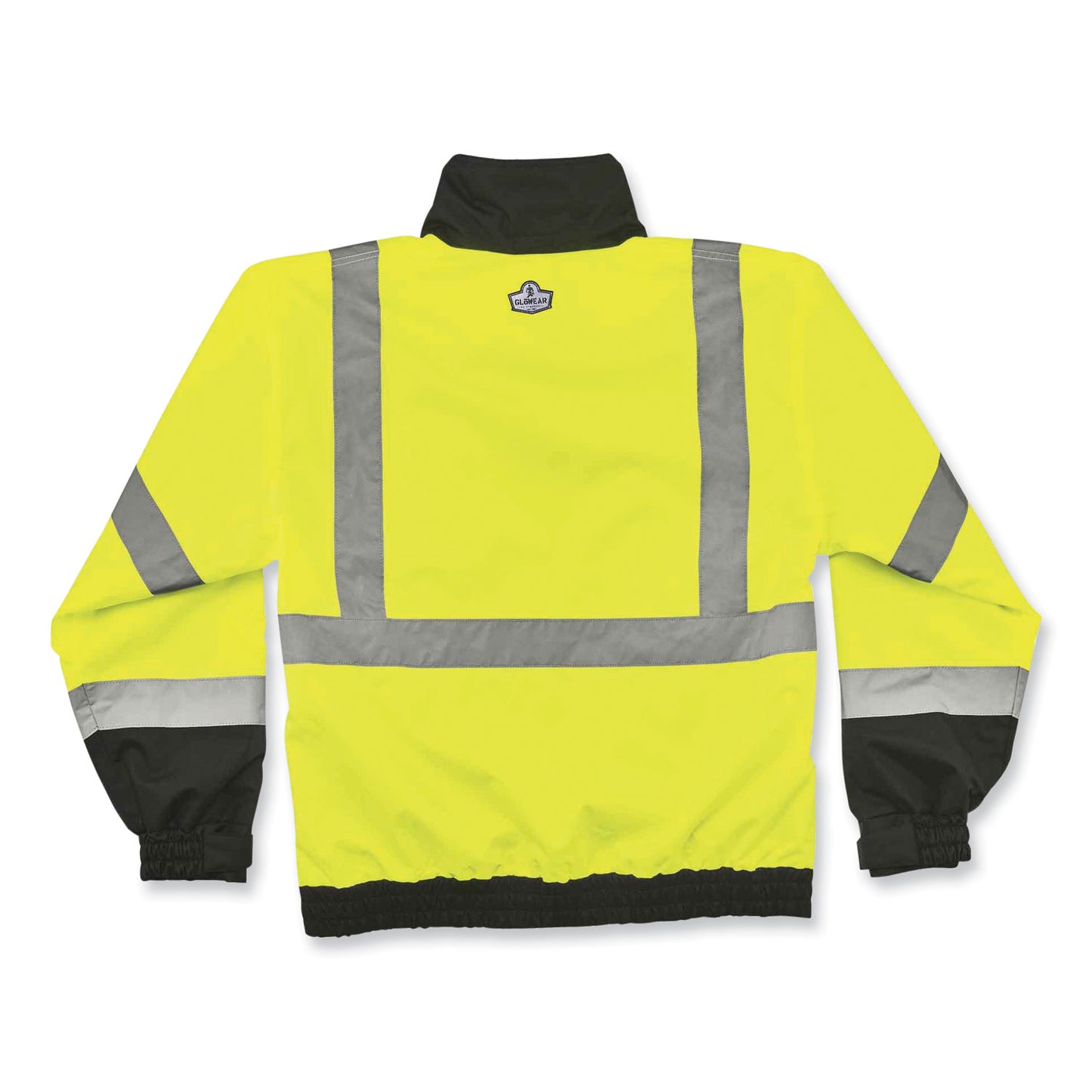 ergodyne GloWear 8379 Class 3 Hi-Vis Fleece Lined Bomber Jacket, Lime, 2X-Large (24476)