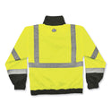 ergodyne GloWear 8379 Class 3 Hi-Vis Fleece Lined Bomber Jacket, Lime, 5X-Large (24479)