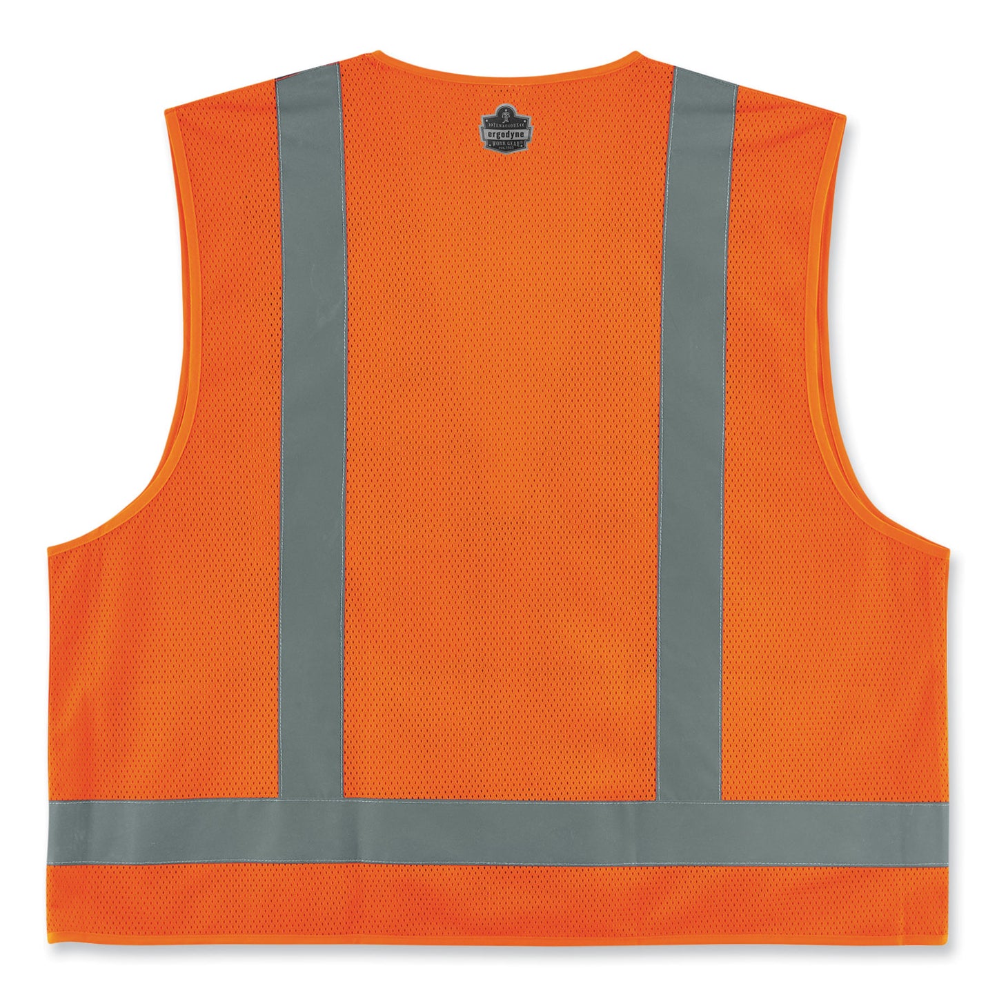 ergodyne GloWear 8249Z-S Single Size Class 2 Economy Surveyors Zipper Vest, Polyester, Medium, Orange (24513)