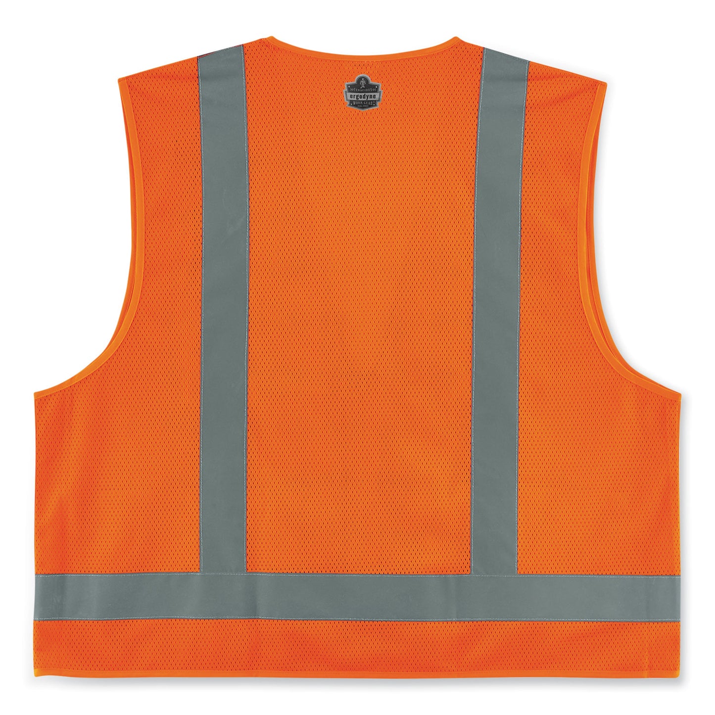 ergodyne GloWear 8249Z-S Single Size Class 2 Economy Surveyors Zipper Vest, Polyester, 2X-Large, Orange (24516)