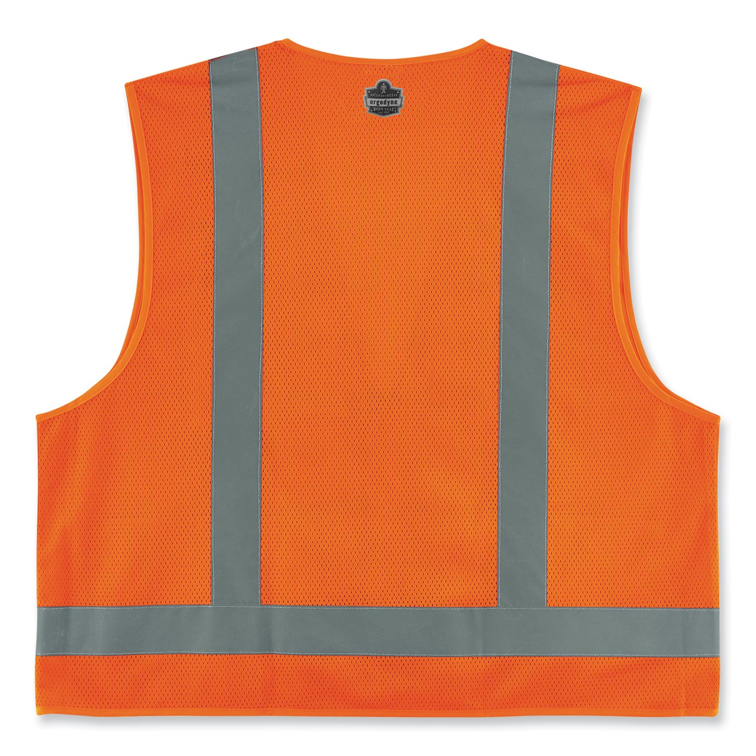 ergodyne GloWear 8249Z-S Single Size Class 2 Economy Surveyors Zipper Vest, Polyester, 5X-Large, Orange (24519)