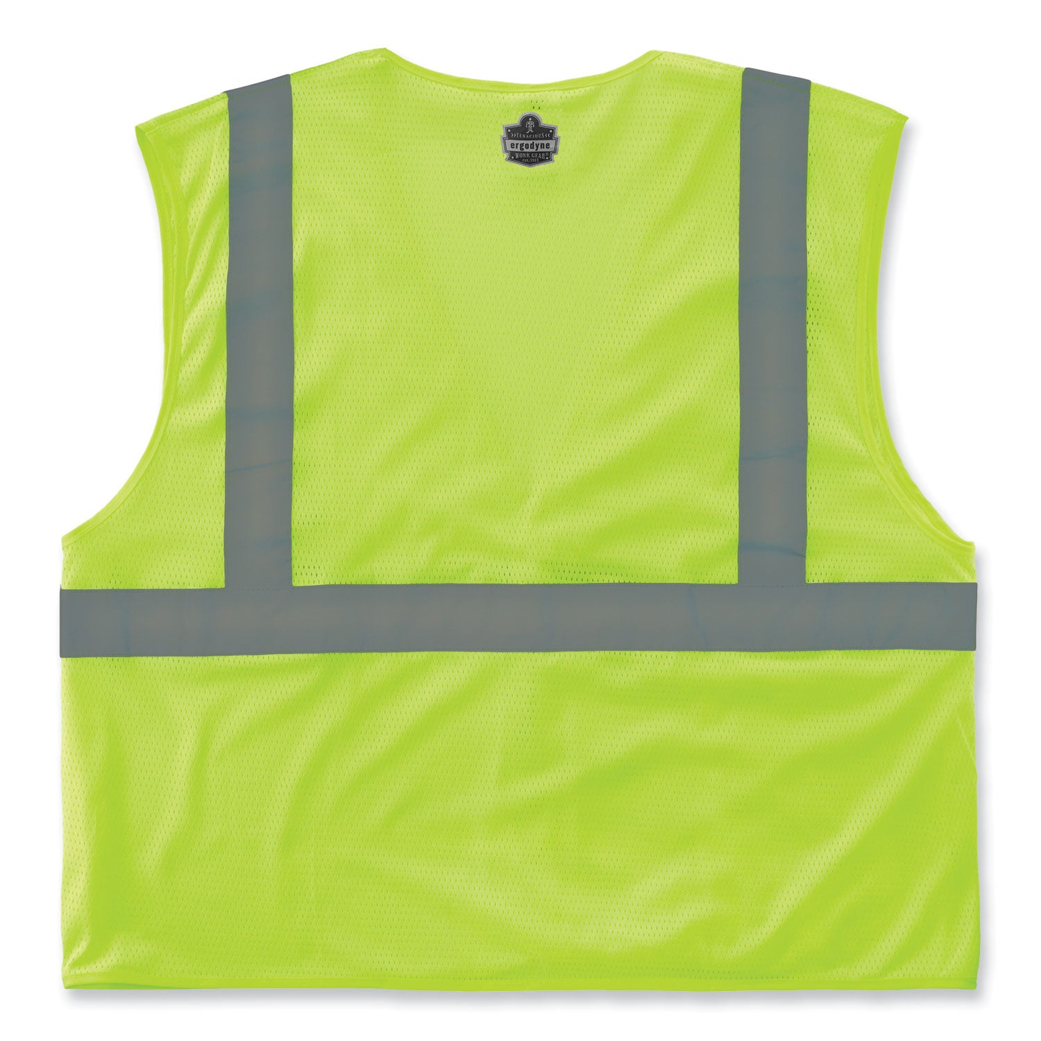 ergodyne GloWear 8210HL-S Single Size Class 2 Economy Mesh Vest, Polyester, X-Small, Lime (24521)