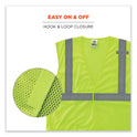 ergodyne GloWear 8210HL-S Single Size Class 2 Economy Mesh Vest, Polyester, X-Small, Lime (24521)