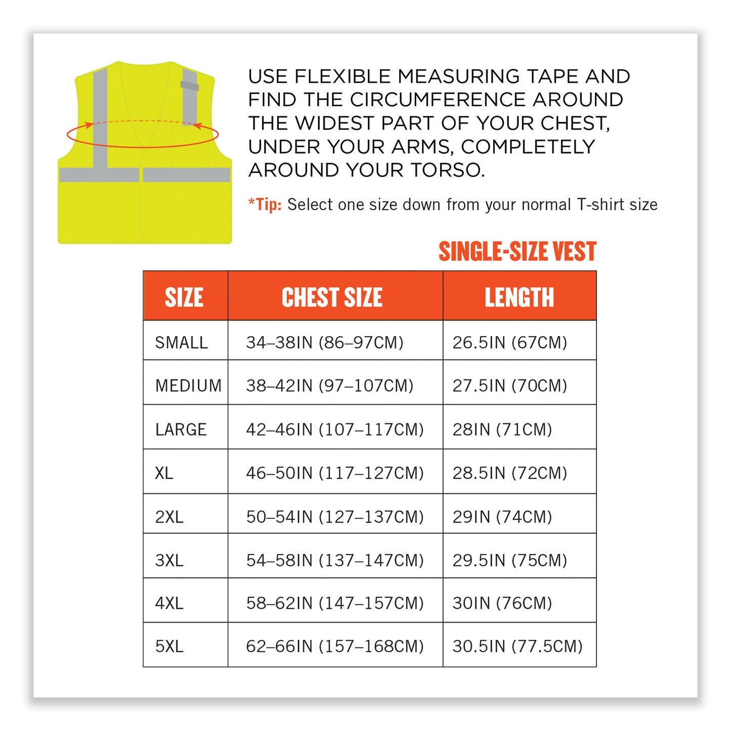 ergodyne GloWear 8210HL-S Single Size Class 2 Economy Mesh Vest, Polyester, X-Small, Lime (24521)