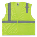 ergodyne GloWear 8210HL-S Single Size Class 2 Economy Mesh Vest, Polyester, X-Small, Lime (24521)