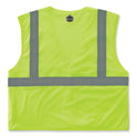 ergodyne GloWear 8210HL-S Single Size Class 2 Economy Mesh Vest, Polyester, Large, Lime (24524)