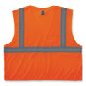 ergodyne GloWear 8210HL-S Single Size Class 2 Economy Mesh Vest, Polyester, Large, Orange (24534)