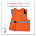 ergodyne GloWear 8210HL-S Single Size Class 2 Economy Mesh Vest, Polyester, 2X-Large, Orange (24536)