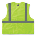 ergodyne GloWear 8215BA-S Single Size Class 2 Economy Breakaway Mesh Vest, Polyester, Medium, Lime (24543)