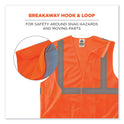 ergodyne GloWear 8215BA-S Single Size Class 2 Economy Breakaway Mesh Vest, Polyester, 2X-Large, Orange (24556)