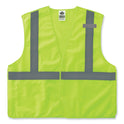 ergodyne GloWear 8215BA-S Single Size Class 2 Economy Breakaway Mesh Vest, Polyester, 4X-Large, Lime (24548)