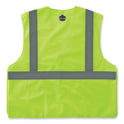 ergodyne GloWear 8215BA-S Single Size Class 2 Economy Breakaway Mesh Vest, Polyester, Large, Lime (24544)