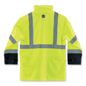 ergodyne GloWear 8365BK Class 3 Hi-Vis Rain Jacket Black Bottom, 2X-Large, Lime (25326)