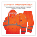 ergodyne GloWear 8376K Lightweight HV Rain Suit, 2X-Large, Orange (25336)