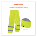 ergodyne GloWear 8916 Class E Lightweight Hi-Vis Rain Pants, Small, Lime (25342)