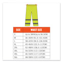 ergodyne GloWear 8916 Class E Lightweight Hi-Vis Rain Pants, Small, Lime (25342)