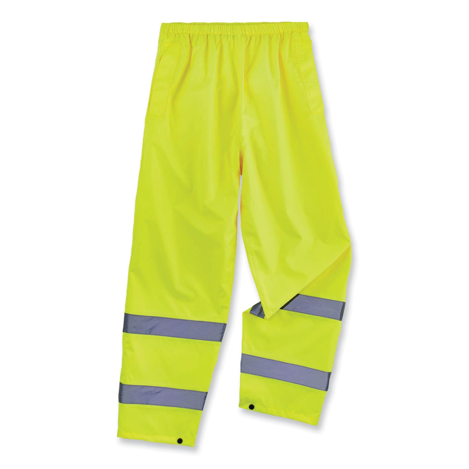 ergodyne GloWear 8916 Class E Lightweight Hi-Vis Rain Pants, Small, Lime (25342)