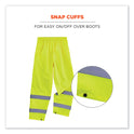 ergodyne GloWear 8916 Class E Lightweight Hi-Vis Rain Pants, X-Large, Lime (25345)