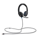 Logitech H540 Binaural Over The Head Corded Headset, Black (981000510)