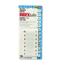 Redi-Tag Legal Index Tabs, Preprinted Numeric: 1 to 10, 1/12-Cut, White, 0.44" Wide, 104/Pack (31001)