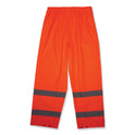 ergodyne GloWear 8916 Class E Lightweight Hi-Vis Rain Pants, 2X-Large, Orange (25446)