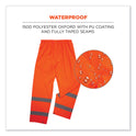 ergodyne GloWear 8916 Class E Lightweight Hi-Vis Rain Pants, 2X-Large, Orange (25446)