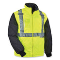 ergodyne GloWear 8287 Class 2 Hi-Vis Jacket with Removable Sleeves, Medium, Lime (25493)