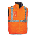 ergodyne GloWear 8287 Class 2 Hi-Vis Jacket with Removable Sleeves, Small, Orange (25512)