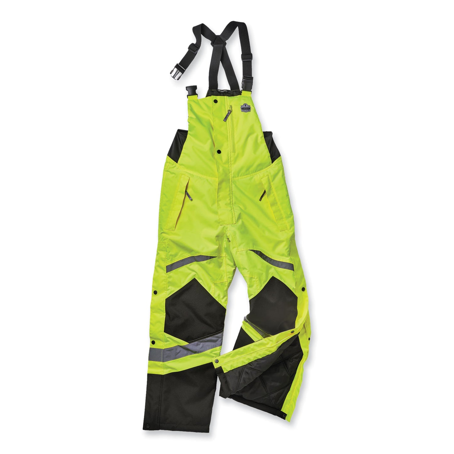 ergodyne GloWear 8928 Class E Hi-Vis Insulated Bibs, Medium, Lime (25523)