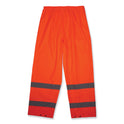 ergodyne GloWear 8916 Class E Lightweight Hi-Vis Rain Pants, Medium, Orange (25443)