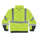 ergodyne GloWear 8381 Class 3 Hi-Vis 4-in-1 Quilted Bomber Jacket, Lime, 5X-Large (25599)