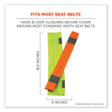 ergodyne GloWear 8004 Hi-Vis Seat Belt Cover, 6" x 18.5", Lime (29043)