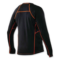 ergodyne N-Ferno 6435 Midweight Long Sleeve Base Layer Shirt, Medium, Black (40203)