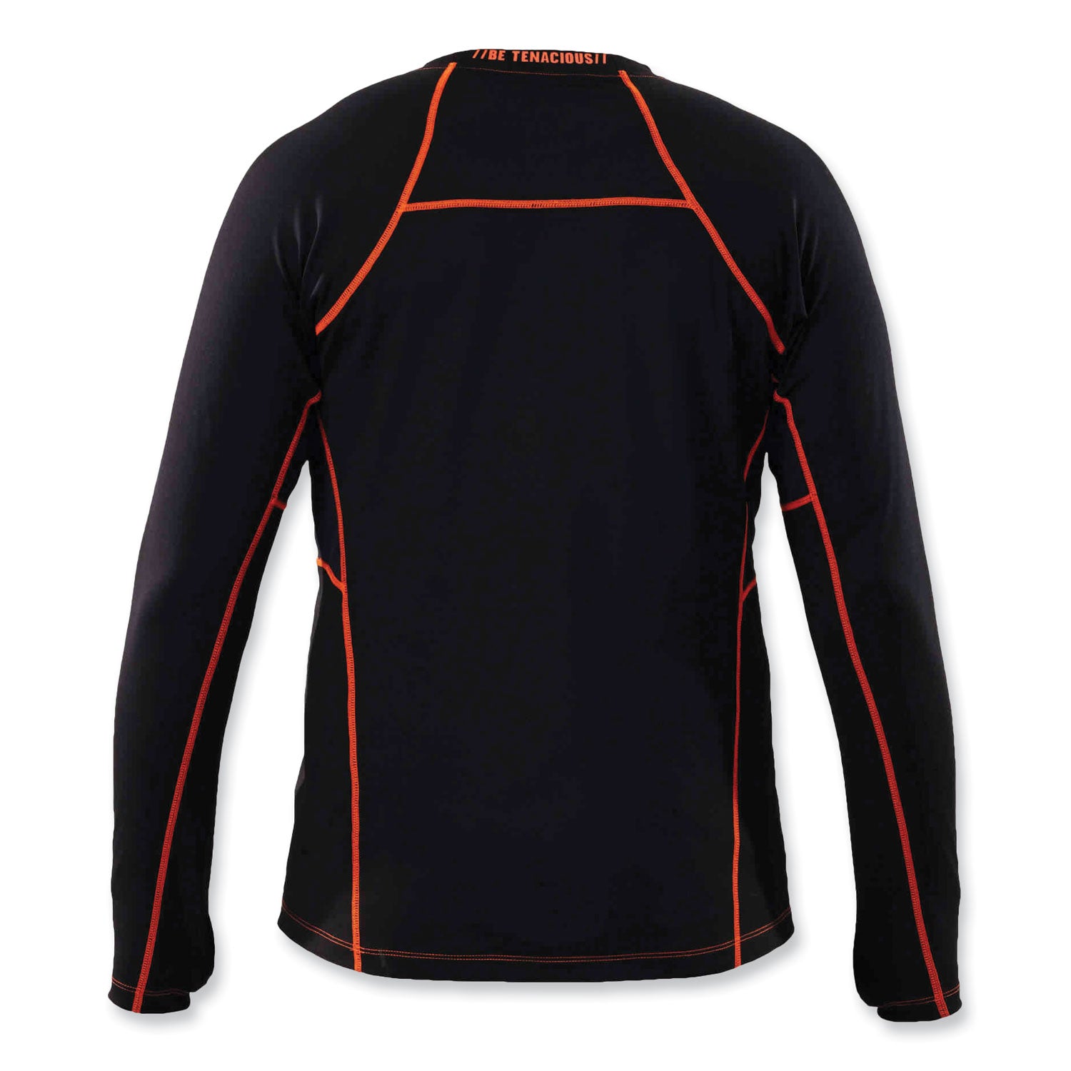 ergodyne N-Ferno 6435 Midweight Long Sleeve Base Layer Shirt, Medium, Black (40203)